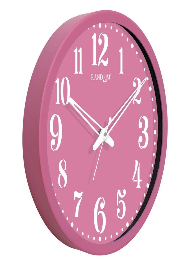 RANDOM 12-inch Plastic & Glass Decorative Wall Clocks for Home,Living Room, Lobby, Kitchen, Plastic Analog Stylish Wall Clock - Image 3